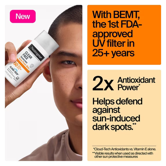 Clear Face Sunscreen for Acne
